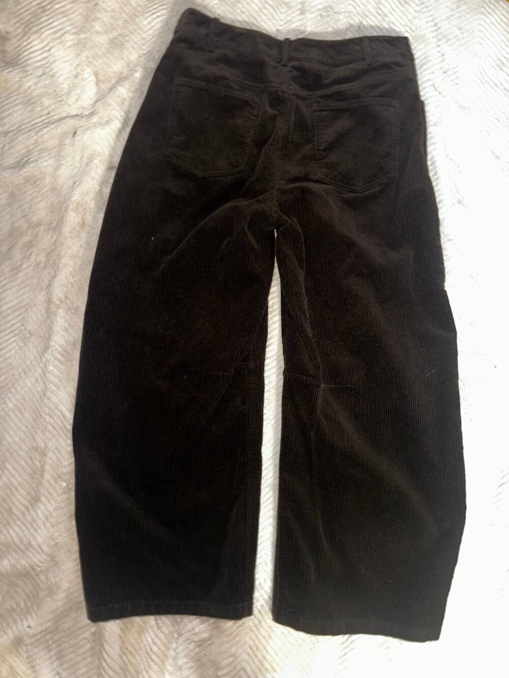 Commense Belted Corduroy Wide-Leg Pants - Picture 4 of 6